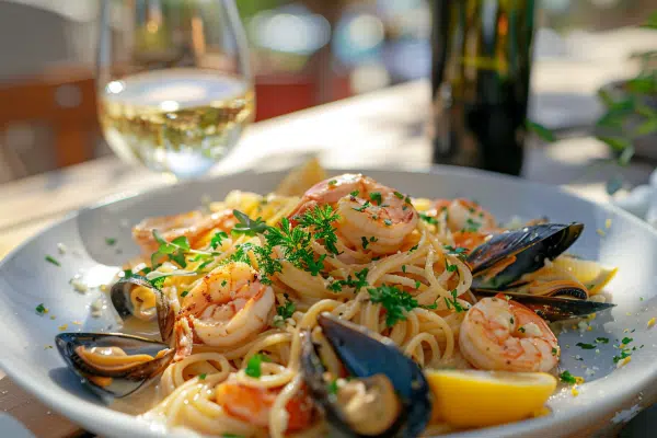Accords mets et vins : pâtes aux fruits de mer
