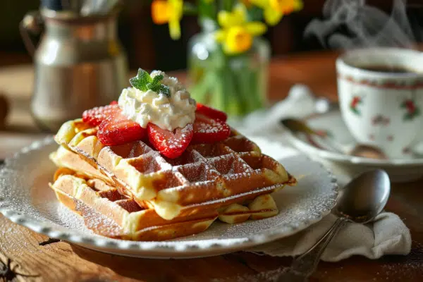 Recette de gaufre moelleuse et gonflée : secrets pour une préparation réussie