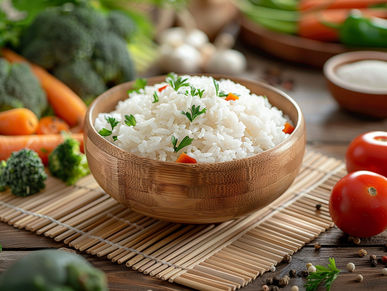 Nutrition du riz étuvé : bienfaits, risques et profil calorique