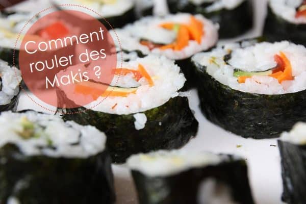 Comment rouler un sushi avec tapis ?