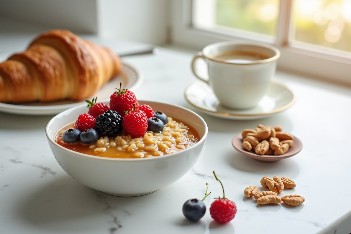 petit-déjeuner sain