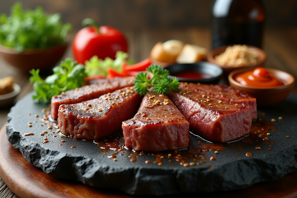Viande à la pierrade : l’art de la cuisson sur pierre chaude pour une dégustation parfaite