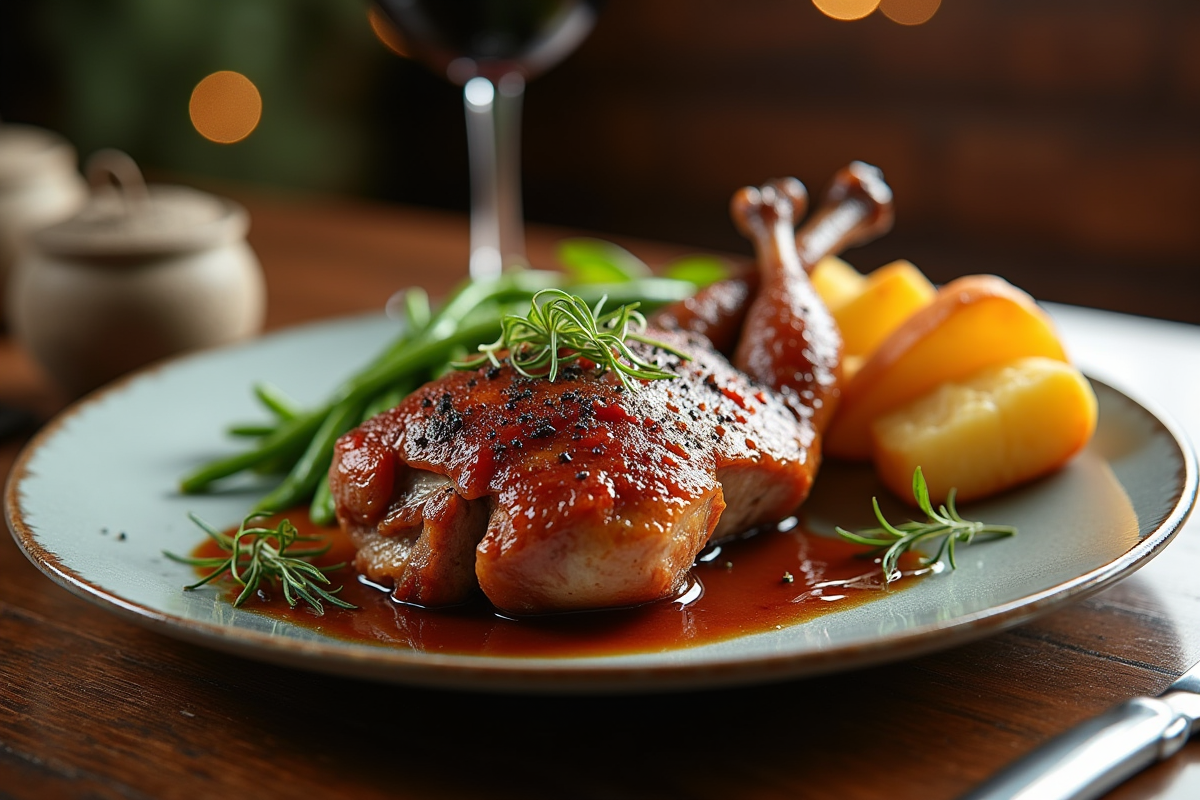 Harmonies de saveurs : maîtriser la cuisson du confit de canard
