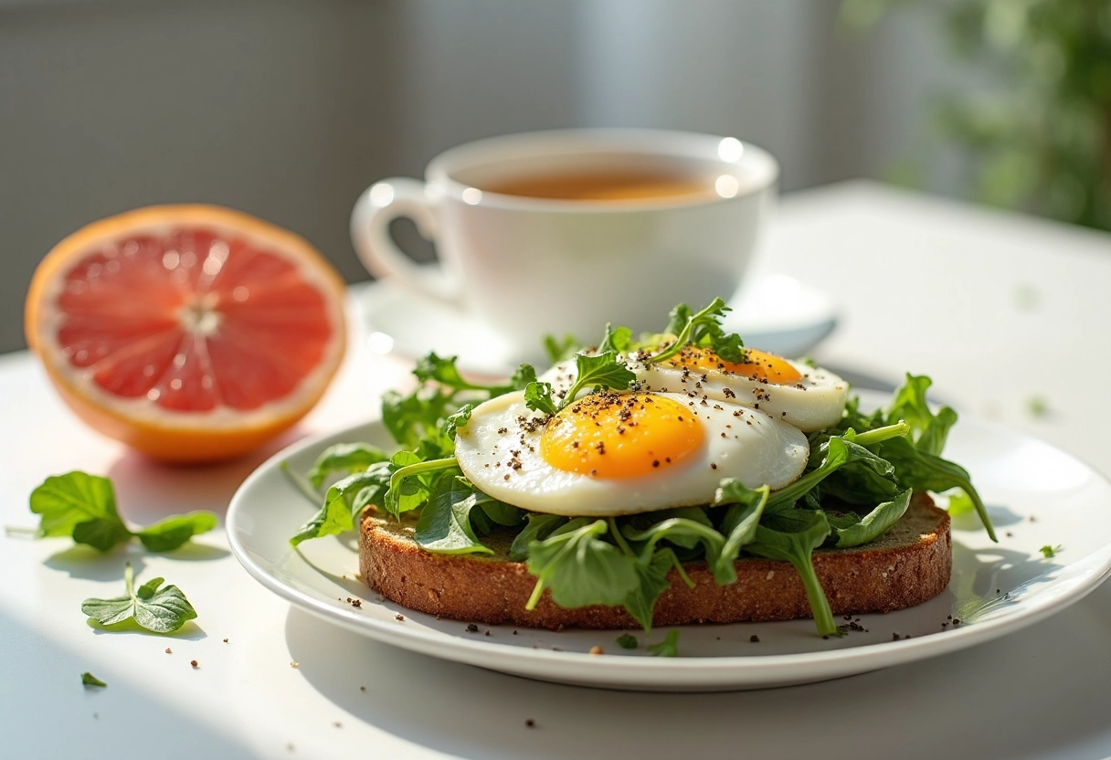 petit-déjeuner sain